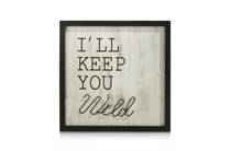 Coco Maison Keep You Wild wandobject 40x40cm wanddecoratie